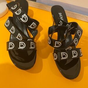 Black Strappy Sandals